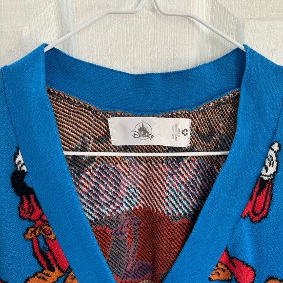 Disney 80th Anniversary Fantasia Sorcerer Mickey Button Cardigan Unisex M Rare - Picture 3 of 7